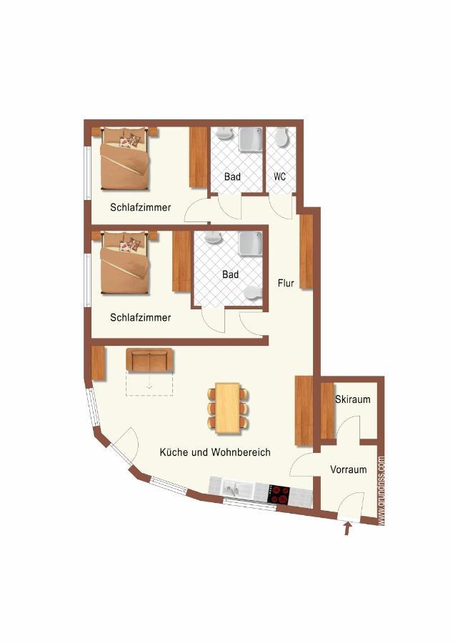 Haus Woehrer / Appartement Fischbacher سخلادميخ المظهر الخارجي الصورة